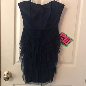 Navy Blue BCBG Dress